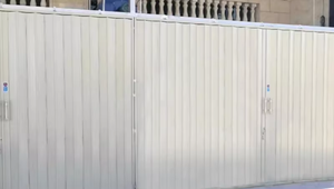 Volets accordéon anti-ouragan et panneaux anti-tempête JINFUDA Florida, volets accordéon latéraux pliables anti-ouragan - Product Image 6