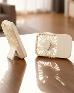 Mini <b>Foldable</b> Handheld Portable Electric <b>Desk</b> Fan Three-Speed USB Rechargeable Battery Powered for Hotel Household & Outdoor Use - Product Image 3