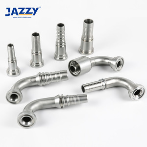 Raccord hydraulique JAZZY à emboîtement BSP BSPT JIC ORFS en acier inoxydable, raccord <span class=keywords><strong>banjo</strong></span> métallique femelle, raccord hydraulique - Product Image 2