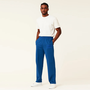 <span class=keywords><strong>Pantaloni</strong></span> da Uomo Sportivi Casual in Cotone a Gamba Larga, Design Personalizzato, Elasticizzati, Ecologici, per l'Inverno - Product Image 4