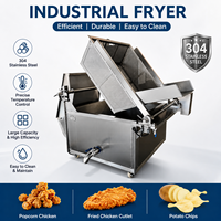 Friteuse professionnelle 100kg/200kg/300kg pour frites, chips de pommes de terre, chips de bananes et produits à base de poulet