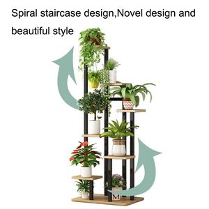 Supporto per <span class=keywords><strong>piante</strong></span> a 7 livelli di Design Vintage per uso domestico ripiano per fiori ad angolo e Rack multistrato per giardino e <span class=keywords><strong>balcone</strong></span> - Product Image 5