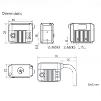 Lecteur de codes Hikrobot série ID2000 MV-ID2004M-06S-RBN pour la numérisation de codes-barres industriels