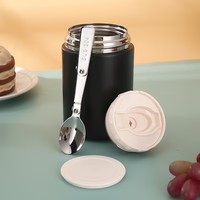 Botol makanan bayi Stainless Steel 500ML, termos Stainless Steel terisolasi vakum kualitas tinggi, wadah makanan bayi dengan kustom