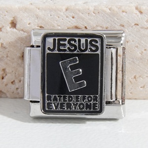 Nuevos Dijes Italianos a Granel de Acero Inoxidable para DIY, con diseños de Tía, Guitarra, Cruz, Billar, para Pulseras Italianas - Product Image 3