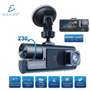 Cámara para Auto Ele-Gate de Doble Lente, 1080P Frontal, 720P Interior, Visión Nocturna - Product Image 2