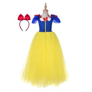 Halloween Party Princess Gowns Children <strong>Snow</strong> <strong>White</strong> Dressed <strong>up</strong> in Tutu <strong>Dresses</strong> Orange Flower Girls Tutu <strong>Dress</strong> - Product Image 1