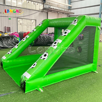 Cible de tir de football gonflable pour sport de plein air, prix de gros, jeu de football gonflable en PVC pour enfants