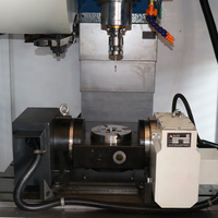 Nouveau centre d'usinage vertical CNC 5 axes VMC850 de Chine, broche simple BT40, contrôleur automatique Mitsubishi, contrôleur Fanuc