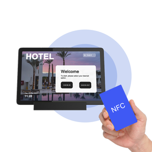 Phía trước NFC <span class=keywords><strong>Android</strong></span> <span class=keywords><strong>tablet</strong></span> màn hình cảm ứng máy tính bảng 10 inch Full HD màn hình NFC Pos với máy tính để bàn chủ - Product Image 1