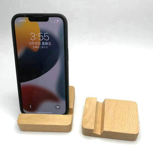 Soporte de Madera para Teléfono, Madera de Haya Maciza, Soporte para Móvil, Soporte para Tarjetas y Notas, Hecho a Medida BQ 13 - Product Image 1