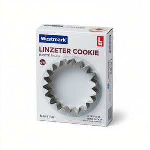Westmark Linzer <b>Cookie</b> Cutter Rosette Pack Of 6 Baking <b>Tool</b> For Holiday <b>Cookies</b> - Product Image 2