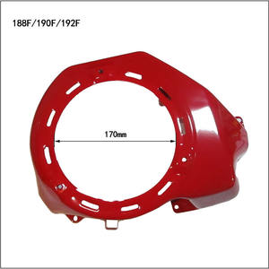 Cubierta de Guía de Aire para Motor de Gasolina 168F188, para Placa de Voluta de 2-8kw, Cubierta de Ventilador Grande, Accesorios para Mini Generador - Product Image 3