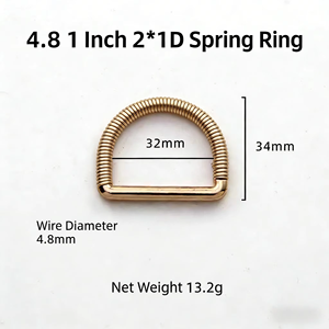 Gancio a molla ad anello in lega di zinco | Appendiabiti <span class=keywords><strong>per</strong></span> borsa da 16mm/22mm/25mm/32mm durevole con fibbia semicerchio mobile fornitura di fabbrica - Product Image 6