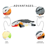 Échantillon gratuit, faible MOQ, peluche personnalisée d'animal, créez votre propre design de jouets en peluche doux avec service de personnalisation personnalisé, jouet en peluche fait sur mesure