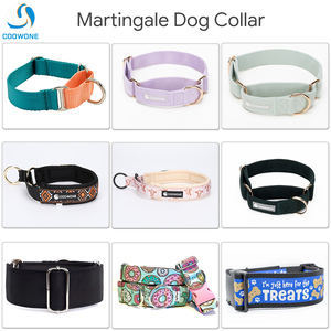 Collier Martingale pour <span class=keywords><strong>chien</strong></span> avec clip frontal, ensemble collier et laisse personnalisé, collier et laisse réglables pour chiens de petite, moyenne et grande taille - Product Image 4