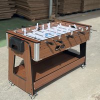 Mesa Multijuegos 5 en 1 YDZC de 57 Pulgadas OEM ODM con Fútbol, Snooker, Billar, Hockey y Sistema de Retorno de Bolas, Escritorio de Estudio para Interiores