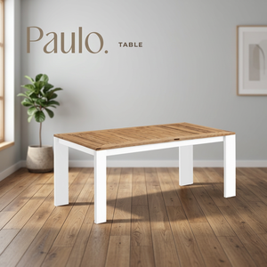 Outdoor Dining <b>Table</b> Wood Top Metal Frame Rectangular Patio Restaurant Furniture Garden <b>Balcony</b> Use - Product Image 3