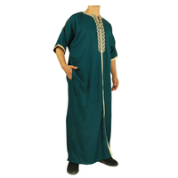 Nouvel Arrivage à Chaud Vente Vêtements Marocains Homme Caftan Brodé Rayé Traditionnel Musulman