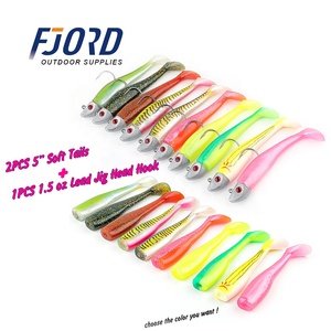 เหยื่อปลอม FJORD รุ่นใหม่ วัสดุพลาสติกนิ่ม น้ำหนัก 42 กรัม ยาว 127 มม. สีพิมพ์ 3 มิติ หัวจิ๊ก สำหรับ<span class=keywords><strong>ตก</strong></span><span class=keywords><strong>ปลา</strong></span>แบส - Product Image 2