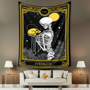 Tapisserie murale romantique avec des amoureux s'embrassant, tapisserie de <span class=keywords><strong>tarot</strong></span> pour décoration murale - Product Image 2