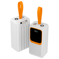 Grosir pengisi daya telepon portabel 40000mha Bank daya Pour Tlphone 40000 Mah logo kustom Powerbank baterai eksternal untuk