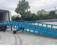 Nouvelle plateforme de chargement et de déchargement hydraulique mobile, 6 tonnes, robuste, réglable, portable, pour chantier, chariot élévateur, conteneur, 220V