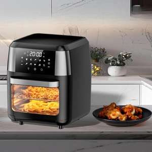 <span class=keywords><strong>Friteuse</strong></span> à air de grande capacité 12L en acier inoxydable avec Wi-Fi, circulation d'air chaud, arrêt automatique <span class=keywords><strong>pour</strong></span> <span class=keywords><strong>6</strong></span> <span class=keywords><strong>personnes</strong></span> et plus - Product Image 4