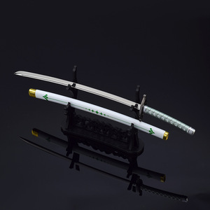 Alliage <span class=keywords><strong>de</strong></span> zinc <span class=keywords><strong>tout</strong></span> métal petit jouet épée <span class=keywords><strong>Bleach</strong></span> Ulquiorra Cifer Zanpakutou Murcielago 26cm 46g Mini Katana - Product Image 6