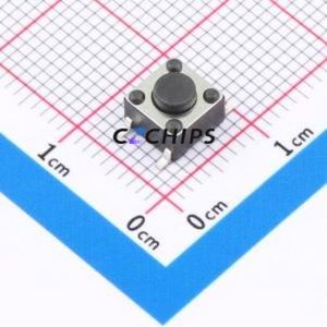 TSD003A04526A04 Tactile Switch SMD-4P,6x6mm Switch Round Button 2.6N Vertical Mount 6mm - Product Image 1