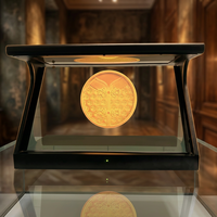 Projecteur holographique Utech UT-UT-180QX190 à projection interactive de corps flottant à 180 degrés, en métal, pour projection d'images à l'œil nu