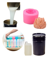 Caoutchouc de silicone liquide RTV2 résistant aux hautes températures pour la fabrication de moules à savon à bougie souple à haute résistance aux déchirures