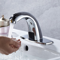 Robinet de lavabo de salle de bain automatique intelligent infrarouge sans contact moderne Torneira Banheiro