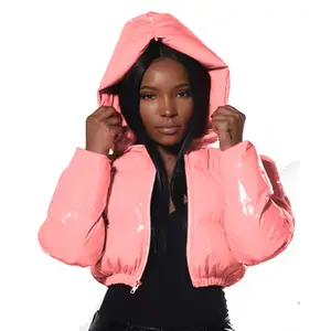 best sellers 2020/2021 doudoune sans manche casacos feminino inverno women fashion trendy crop hoodie bubble coats for ladies