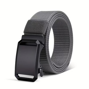 Cinturón Táctico de Tela para Hombre con Hebilla Automática de Hierro, Listo para Usar, para Uso Casual - Product Image 3