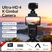 Kamera Aksi Genggam WiFi 2.7K HD Perekam Video Foto Pengenal Wajah Cerdas Hemat Daya Otomatis Slot Kartu TF