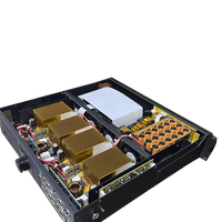 Amplificateur de puissance métallique 4 canaux avec DSP, sortie 1800W pour spectacles professionnels en extérieur