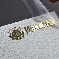 Autocollant de logo personnalisable et transférable, autocollant métallique adhésif doré, autocollant de transfert métallique imperméable en nickel, logo en relief 3D, autocollant métallique UV DTF