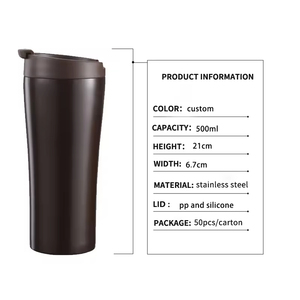 2026 Hot Sale Birthday Holiday Gift Lower Narrow Upper Wide <b>Cup</b>-type Vacuum <b>Flask</b> Thermos Coffee <b>Cup</b> for men and women - Product Image 2