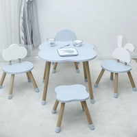 Ensemble de tables et chaises en bois Montessori haut de gamme pour l'école maternelle, la maternelle et l'école primaire - Mobilier écologique pour la garderie