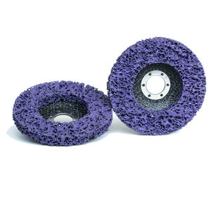 Disque abrasif de dureté moyenne, épaisseur 10 mm, disque à bande pour le décapage de peinture et le nettoyage des soudures, pour meuleuse - Product Image 1