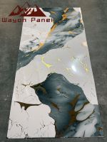 Paneles de Pared para Baño Wayon de Alta Calidad, 3D, PVC, UV, Modernos, Resistentes al Fuego y al Agua, para Uso Comercial en Hoteles y Apartamentos