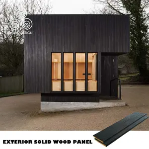 Mumu Houtskool Shou Sugi Verbod Verbrand Hout Planken Groothandel Fabrikanten Outdoor Decoratieve Panelen Voor Wanden