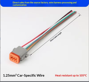 Conector de Fiação Automotiva à Prova d'Água para Caminhões Pesados Dechi DT04-2P/DT06-2S com Plugue de 2/3/4/6/8/12 Pinos - Product Image 6