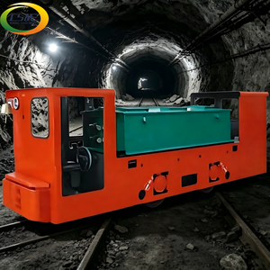 Locomotive électrique minière CSME CTY2.5, antidéflagrante, alimentée par batterie, pour voie ferrée souterraine, 2,5t - Product Image 1