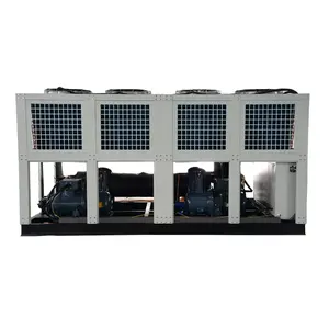 China Made 30HP 60HP 120HP Industrial Water Cooled Screw Chiller Machine By Air For Cooling