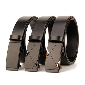 Haute qualité automatique <span class=keywords><strong>sans</strong></span> <span class=keywords><strong>dents</strong></span> Top Grain italien 100% pur ceinture en cuir véritable <span class=keywords><strong>sans</strong></span> trou - Product Image 1