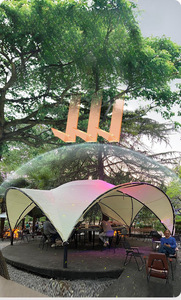 Tenda a Cupola HOUMU per <span class=keywords><strong>Campeggio</strong></span>, Struttura in Acciaio Resistente, Monostrato, Montaggio Rapido, per Quattro Stagioni, Ampio Spazio per Eventi e Ospiti - Product Image 5