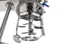 Machine automatique de fabrication de cosmétiques VME-200L, émulsifiant sous vide, homogénéisateur, mélangeur de crème et d'onguent avec tête à cisaillement élevé
