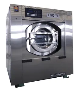 Fully-automatic commercial front loading washer and extractor